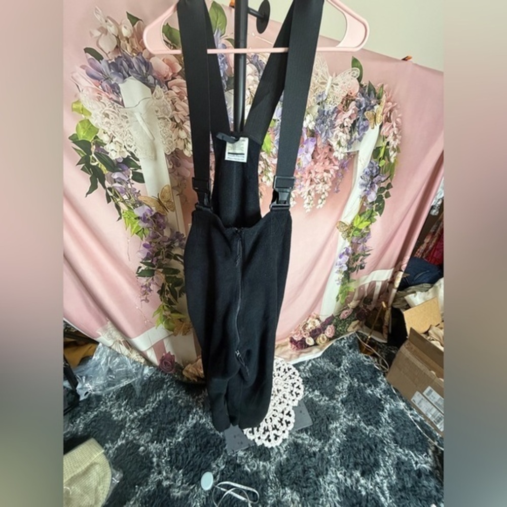 Polartec Fleece Snow Pants Suspender Overalls Classic 200, Medium Short, NWT